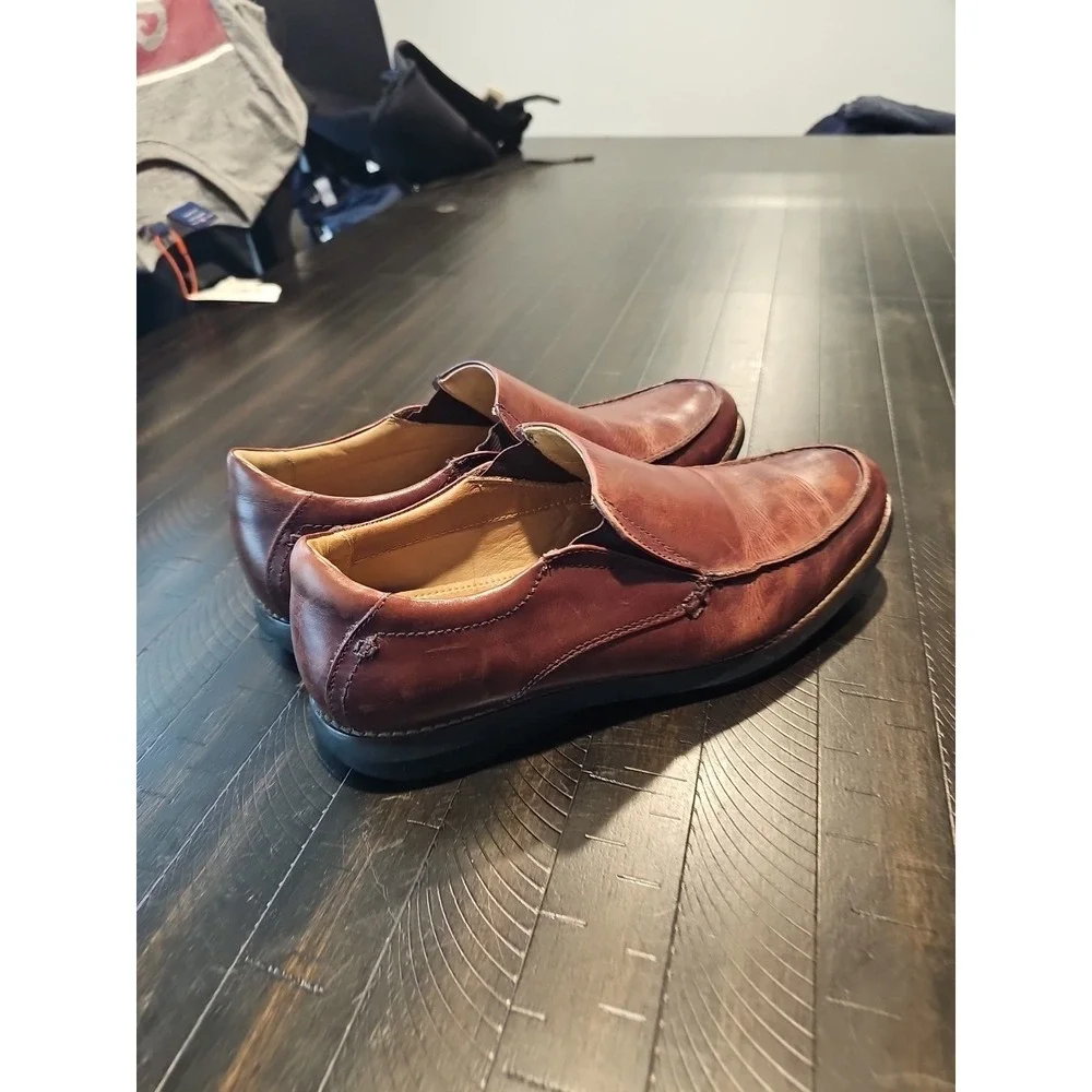 American Classic By De LaRentis Men's Loafer Handcrafted‎ Brown Shoes Size 10 M
